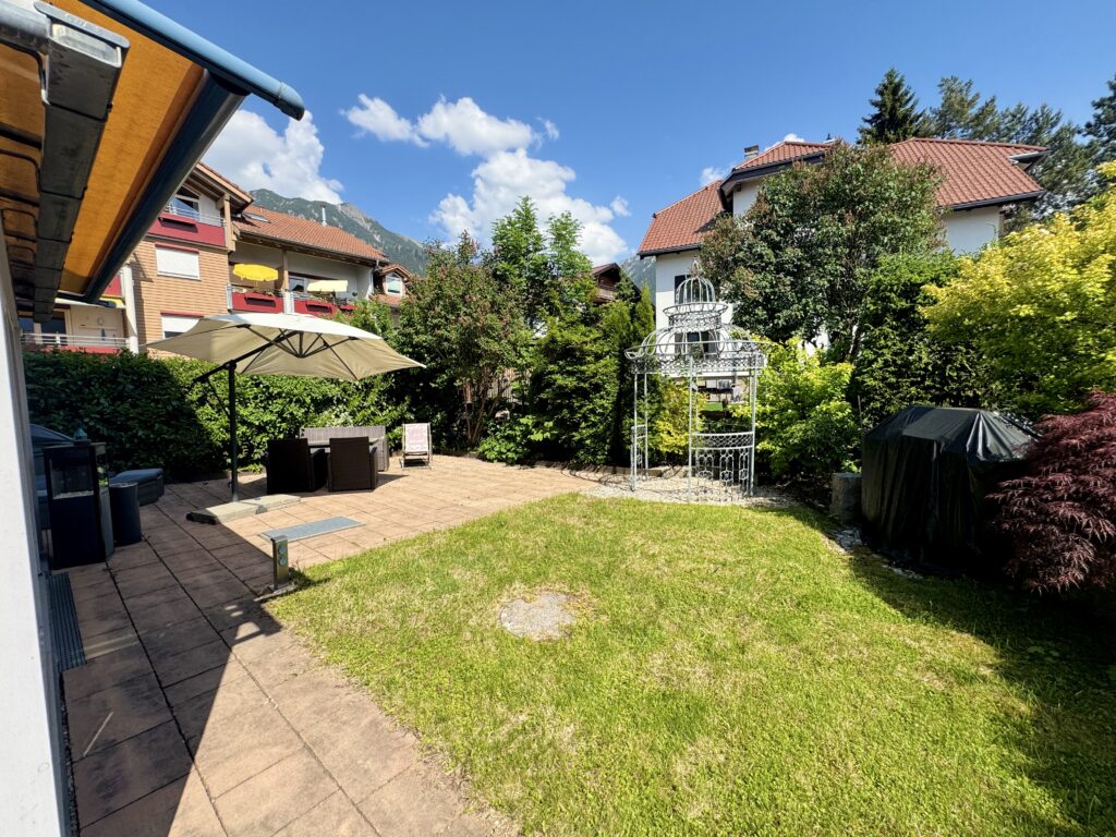 Großzügige Erdgeschoss Wohnung mit Terrasse und eigenem Garten in Oberstdorf