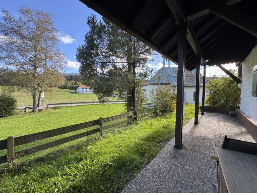 Aus der Sauna, auf die Terrasse, rein in die Sonne!