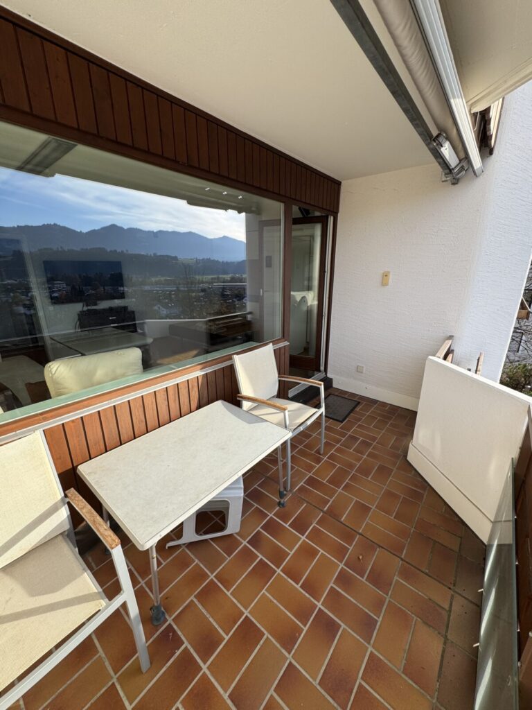 Ein Traumblick über komplett Sonthofen, in die Berge!